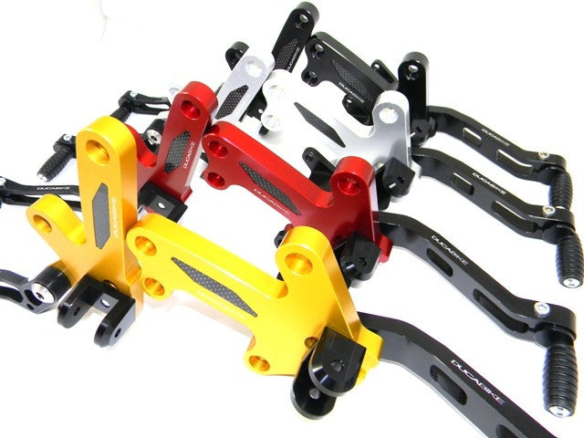 DBK Special Parts (Ducabike) Adjustable Rearsets for the Ducati Diavel