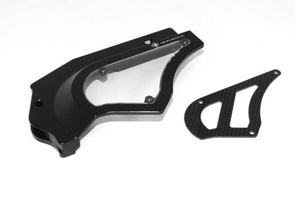 DBK Special Parts (Ducabike) Sprocket Cover w/ Plexiglass & Carbon Fiber Inserts for Ducati Hypermotard 821/939