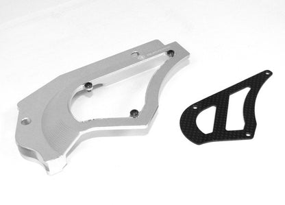 DBK Special Parts (Ducabike) Sprocket Cover w/ Plexiglass & Carbon Fiber Inserts for Ducati Hypermotard 821/939
