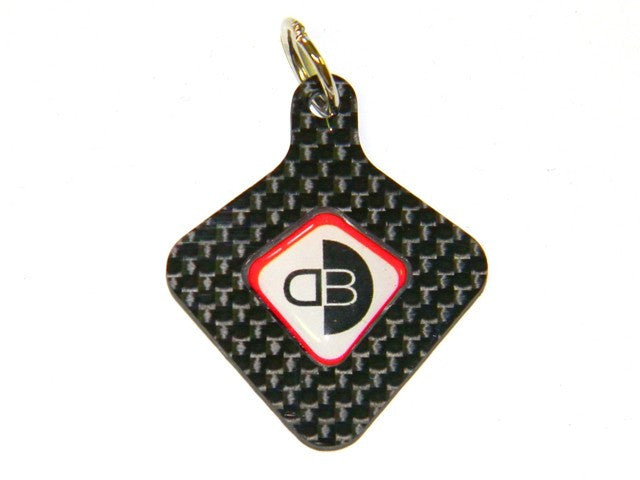 DBK Special Parts (Ducabike) Carbon Fiber Key Fob (Ring)