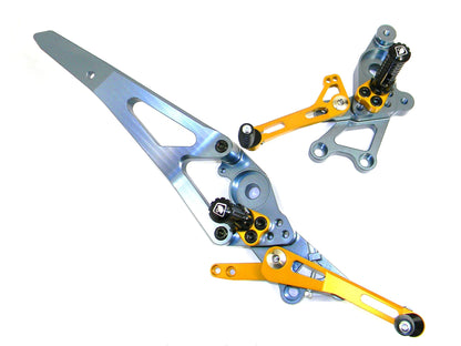 DBK Special Parts (Ducabike) Adjustable Rearsets for the Ducati Hypermotard 821/939