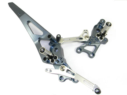 DBK Special Parts (Ducabike) Adjustable Rearsets for the Ducati Hypermotard 821/939