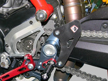 DBK Special Parts (Ducabike) Carbon Fiber Ankle/Chain Guard for Adjustable Rearsets for the Ducati Hypermotard 821/939