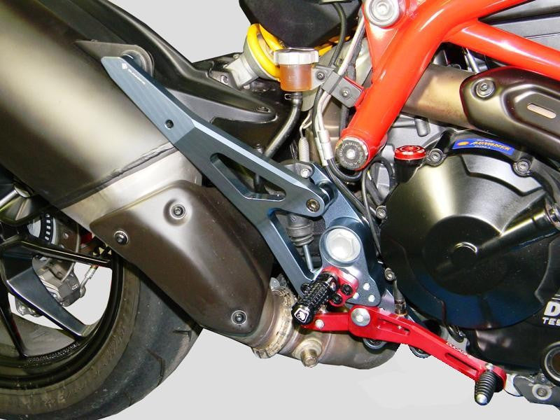DBK Special Parts (Ducabike) Adjustable Rearsets for the Ducati Hypermotard 821/939