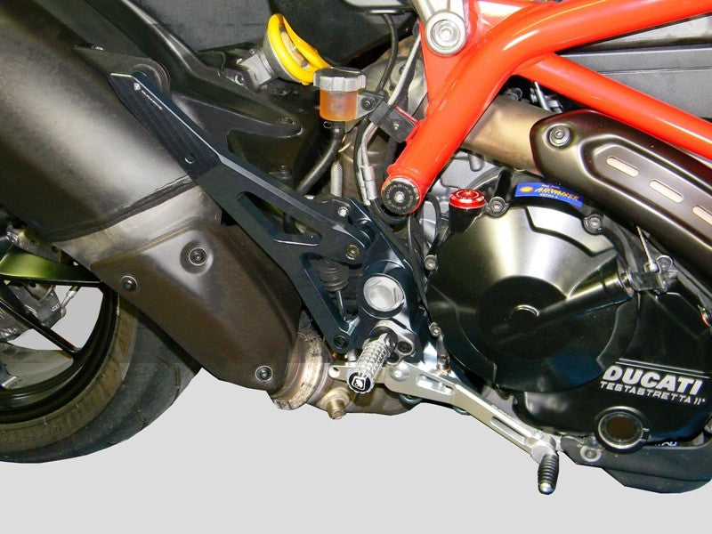 DBK Special Parts (Ducabike) Adjustable Rearsets for the Ducati Hypermotard 821/939