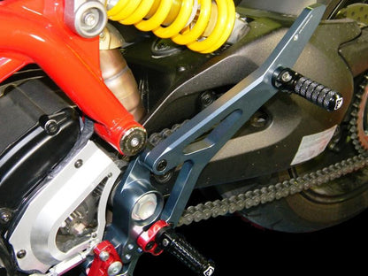 DBK Special Parts (Ducabike) Passenger Peg Kit for Adjustable Rearsets for the Ducati Hypermotard 821/939
