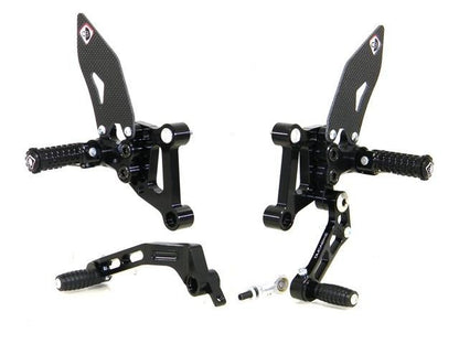 DBK Special Parts (Ducabike) SP Adjustable Rearsets for the Ducati 848/1098/1198