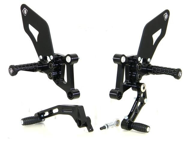 DBK Special Parts (Ducabike) SP Adjustable Rearsets for the Ducati 848/1098/1198