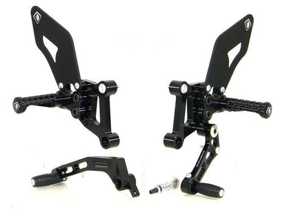 DBK Special Parts (Ducabike) SP Adjustable Rearsets for the Ducati 848/1098/1198