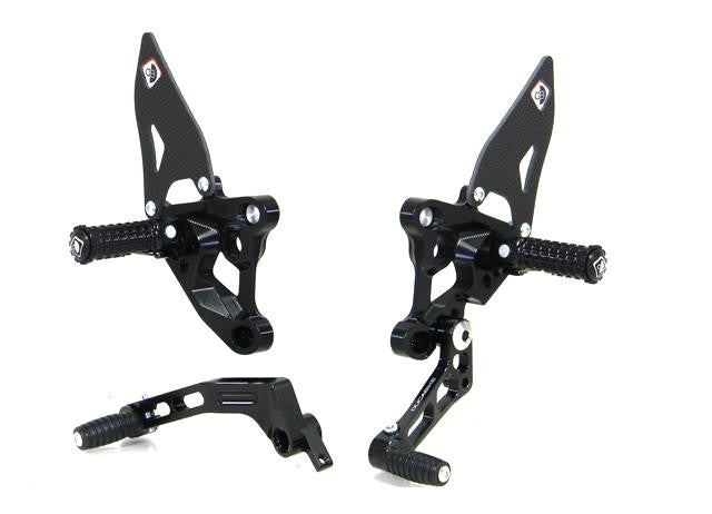 DBK Special Parts (Ducabike) SBK Adjustable Rearsets for the Ducati 848/1098/1198