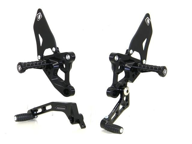 DBK Special Parts (Ducabike) SBK Adjustable Rearsets for the Ducati 848/1098/1198