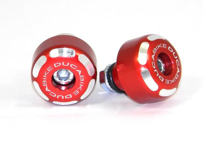 DBK Special Parts (Ducabike) Contrast Cut Weighted Bar Ends - Short - Closeout