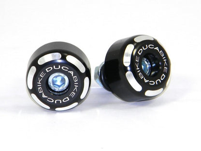 DBK Special Parts (Ducabike) Contrast Cut Weighted Bar Ends - Short - Closeout