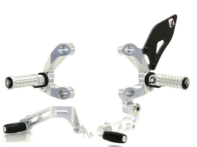 DBK Special Parts (Ducabike) Adjustable Rearsets for the Ducati Streetfighter 898/1098