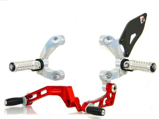 DBK Special Parts (Ducabike) Adjustable Rearsets for the Ducati Streetfighter 898/1098