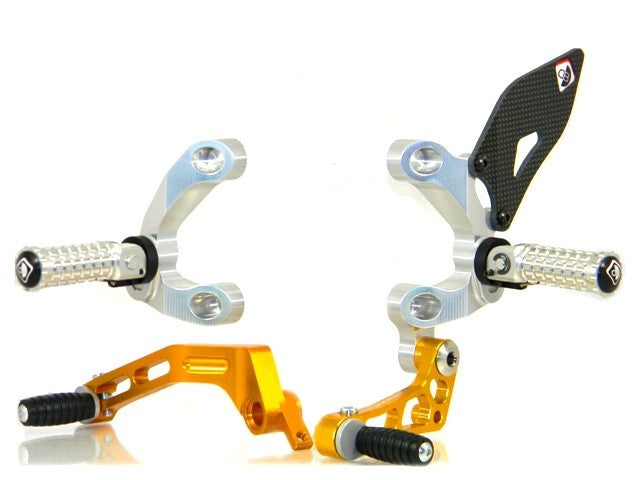DBK Special Parts (Ducabike) Adjustable Rearsets for the Ducati Streetfighter 898/1098