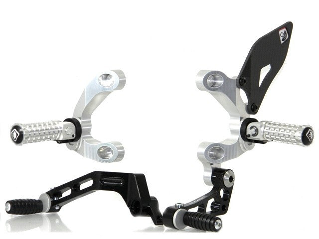 DBK Special Parts (Ducabike) Adjustable Rearsets for the Ducati Streetfighter 898/1098