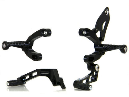 DBK Special Parts (Ducabike) Adjustable Rearsets for the Ducati Streetfighter 898/1098