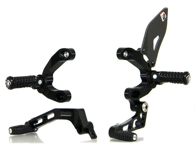DBK Special Parts (Ducabike) Adjustable Rearsets for the Ducati Streetfighter 898/1098