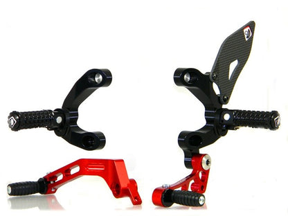 DBK Special Parts (Ducabike) Adjustable Rearsets for the Ducati Streetfighter 898/1098