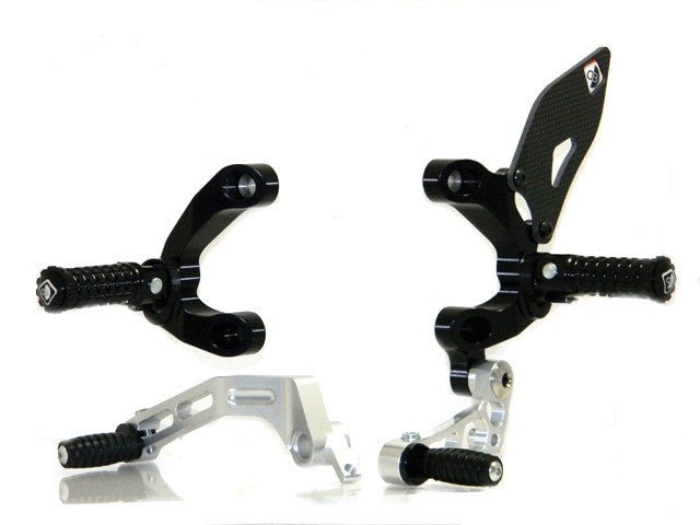 DBK Special Parts (Ducabike) Adjustable Rearsets for the Ducati Streetfighter 898/1098