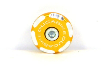 DBK Special Parts (Ducabike) Front Right Wheel Axle Cap for older Ducati's (Contrast Cut)