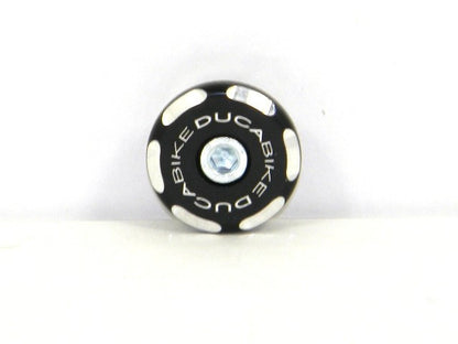 DBK Special Parts (Ducabike) Front Right Wheel Axle Cap for older Ducati's (Contrast Cut)