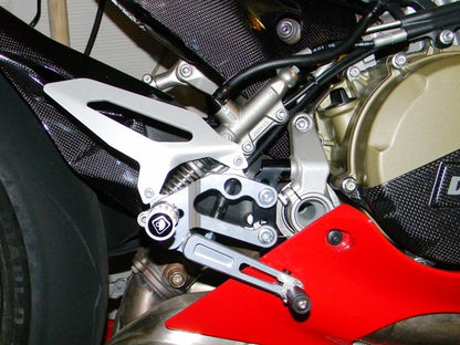 DBK Special Parts (Ducabike) Type 2 Adjustable Rearsets for the Ducati Panigale 1299  Panigale 1199  Superleggera  Panigale  959  and Panigale 899