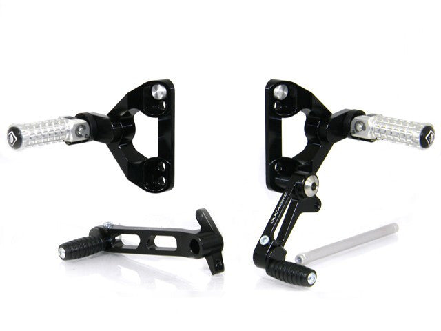 DBK Special Parts (Ducabike) SBK Adjustable Rearsets for the Ducati 748/916/996/998