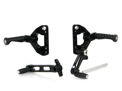 DBK Special Parts (Ducabike) SBK Adjustable Rearsets for the Ducati 748/916/996/998