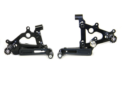DBK Special Parts (Ducabike) Type 2 Adjustable Rearsets for the Ducati Panigale 1299  Panigale 1199  Superleggera  Panigale  959  and Panigale 899