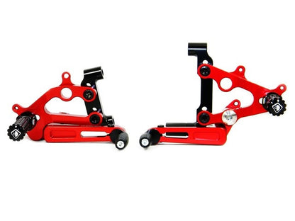 DBK Special Parts (Ducabike) Type 2 Adjustable Rearsets for the Ducati Panigale 1299  Panigale 1199  Superleggera  Panigale  959  and Panigale 899