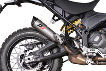 QD Exhaust Tri-cone Titanium/Carbon Slip-on Exhaust for the Ducati DesertX