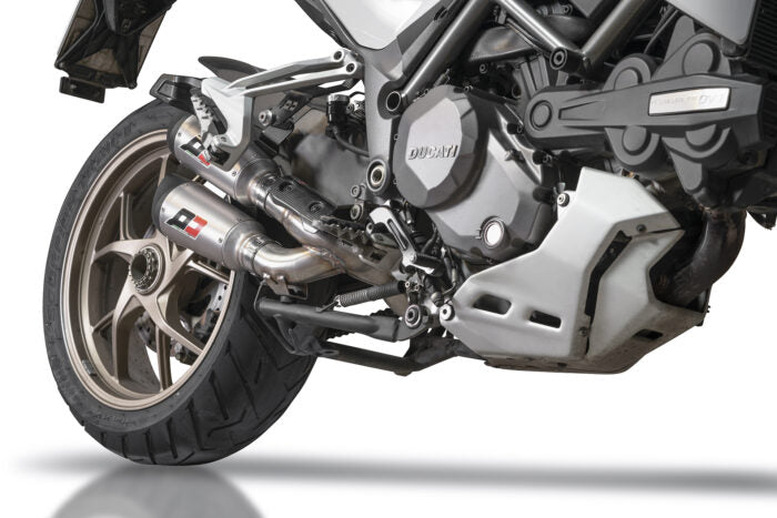 QD Exhaust Dual GunSHot 3/4 Full System - DUCATI MULTISTRADA 1200 (15-17) and MULTISTRADA 1260 (2018+)