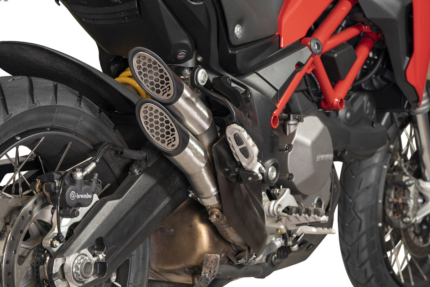 QD Exhaust POWER-GUN Slip-on Exhaust - DUCATI MULTISTRADA 950