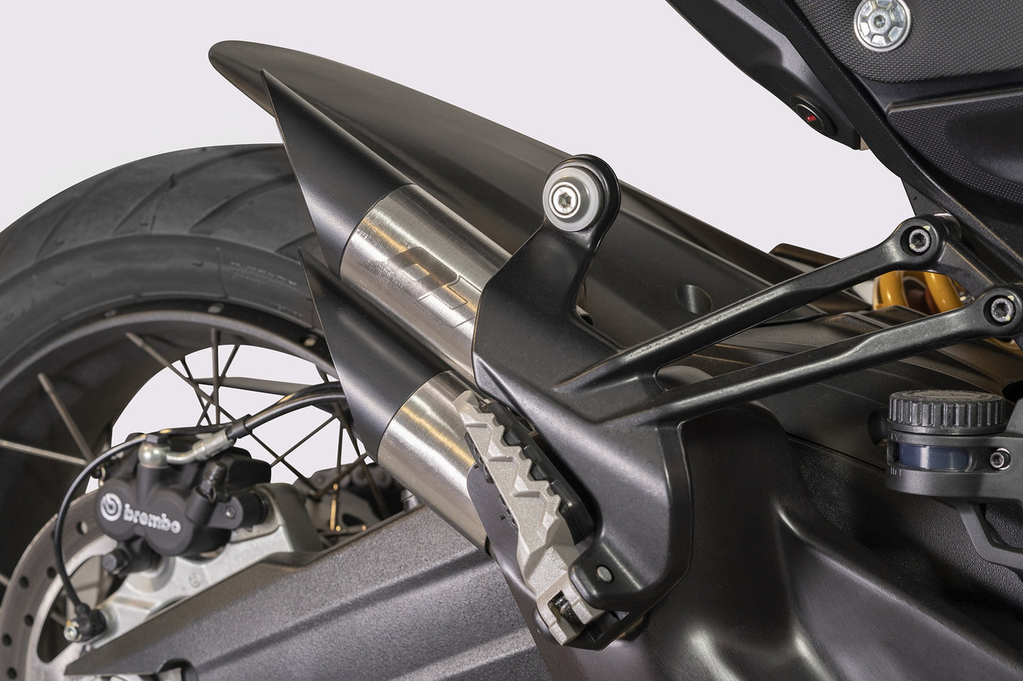 QD Exhaust POWER-GUN Slip-on Exhaust - DUCATI MULTISTRADA 950