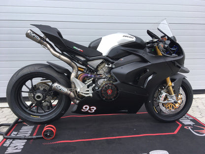 FM Projects Full Titanium Exhaust for the Ducati Panigale V4 R (19-24)