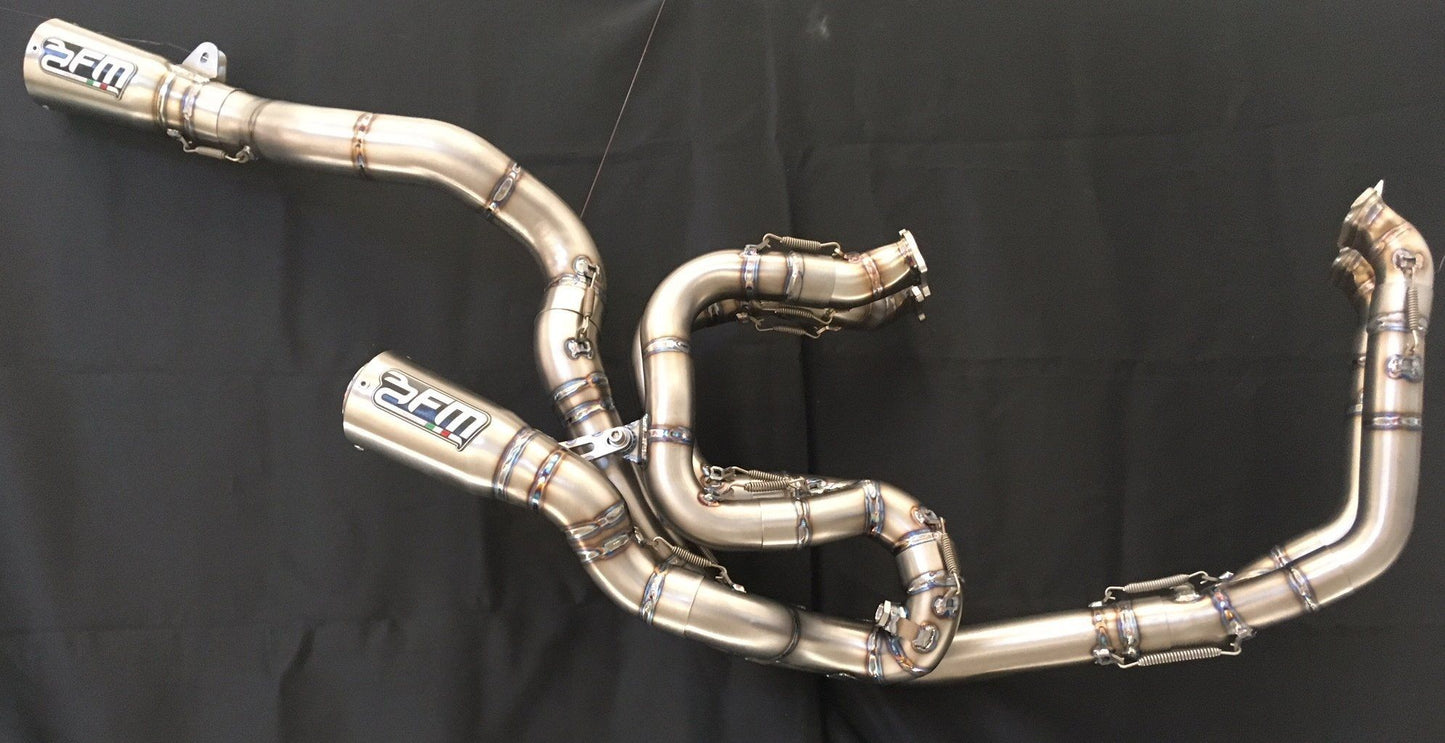 FM Projects Full Titanium Exhaust for the Ducati Panigale V4 R (19-24)