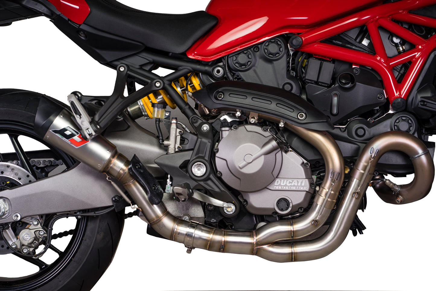 QD Exhaust Gunshot Slip-on system for the 2017+ Monster 1200 and 2018+ Monster 821