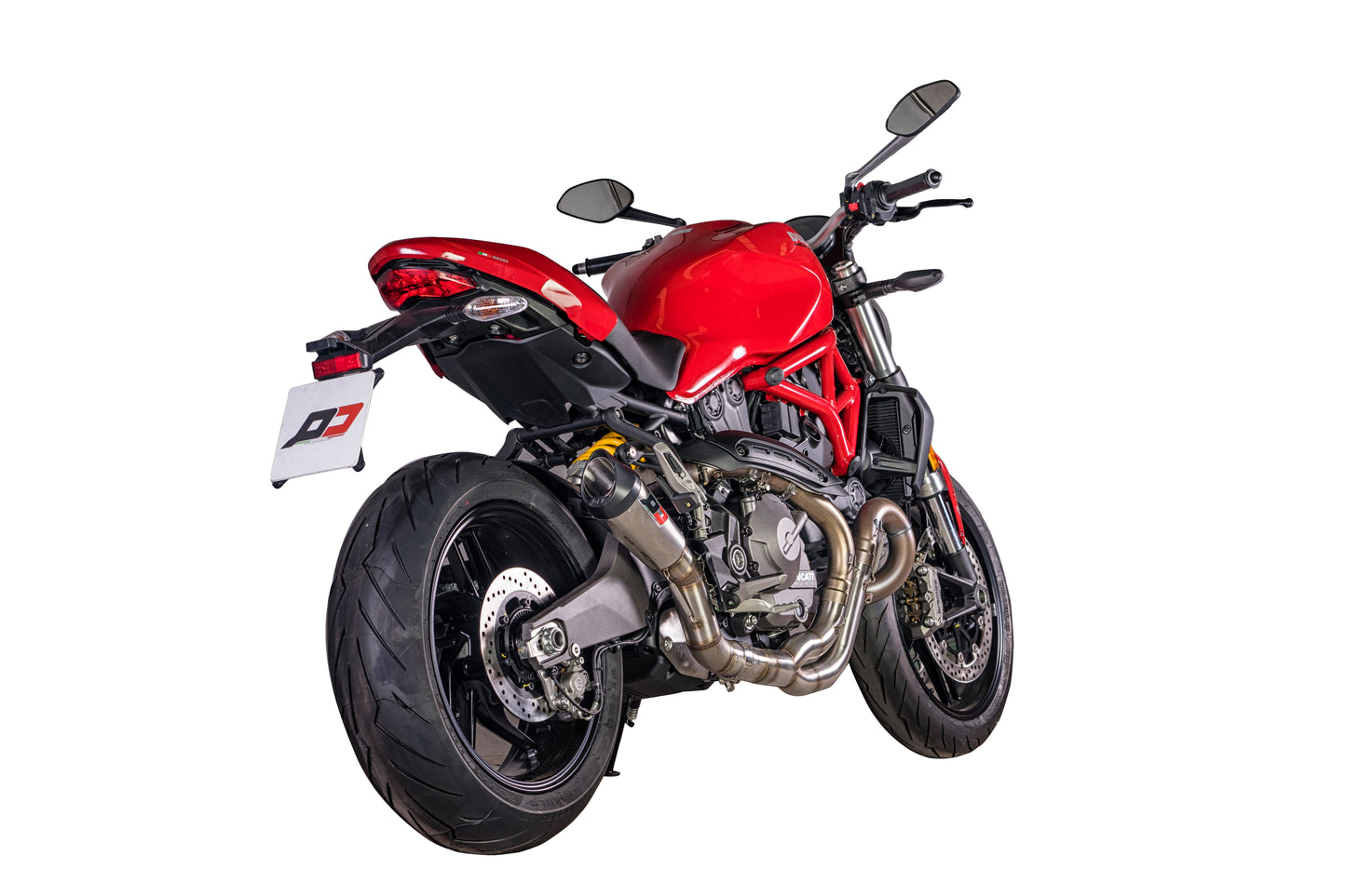 QD Exhaust Gunshot Slip-on system for the 2017+ Monster 1200 and 2018+ Monster 821