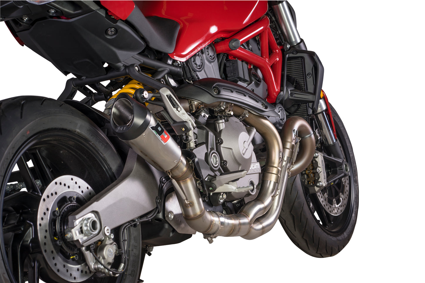 QD Exhaust Gunshot Slip-on system for the 2017+ Monster 1200 and 2018+ Monster 821