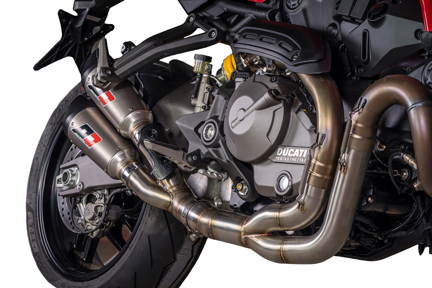 QD Exhaust Gunshot Slip-on system for the 2017+ Monster 1200 and 2018+ Monster 821