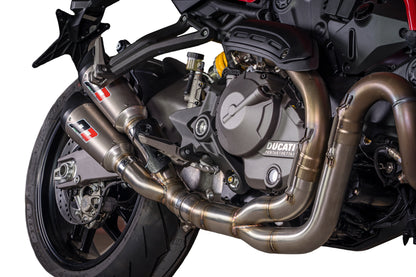 QD Exhaust Gunshot Slip-on system for the 2017+ Monster 1200 and 2018+ Monster 821