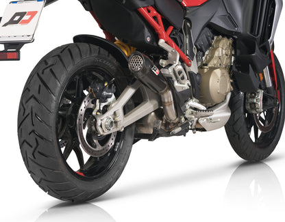 QD Exhaust GunSHot Carbon & DARK MATTER Slip-ons for the DUCATI MULTISTRADA V4