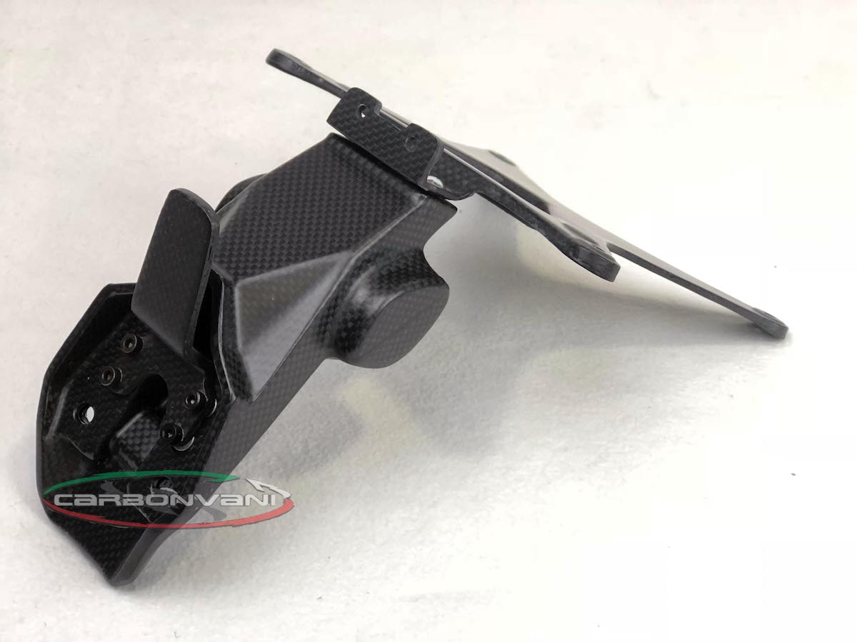 Carbonvani - Ducati Panigale / Streetfighter V4 / V2 / S / R / Speciale Carbon Fiber Licence Plate Holder - US Version
