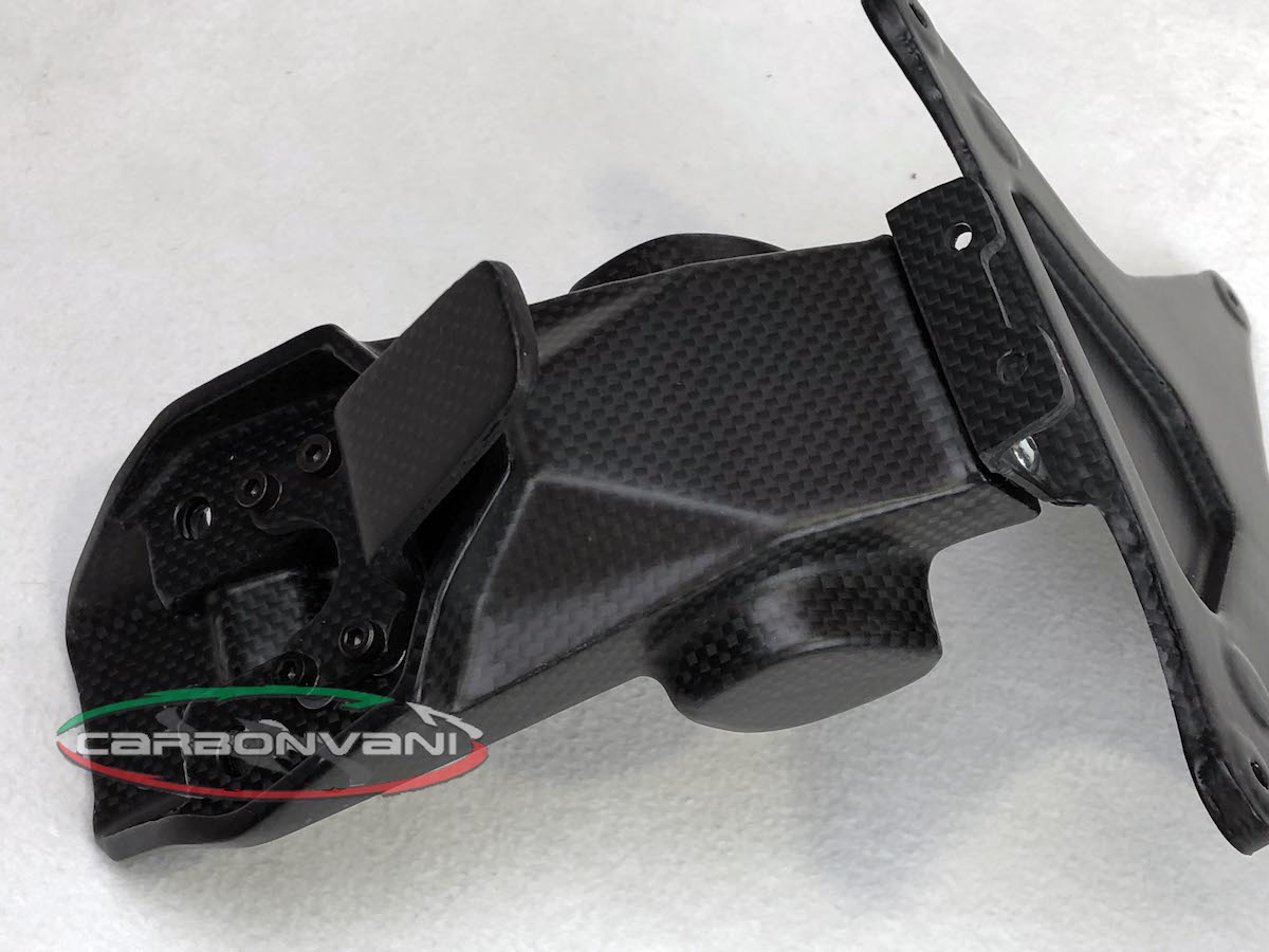 Carbonvani - Ducati Panigale / Streetfighter V4 / V2 / S / R / Speciale Carbon Fiber Licence Plate Holder - Euro Version