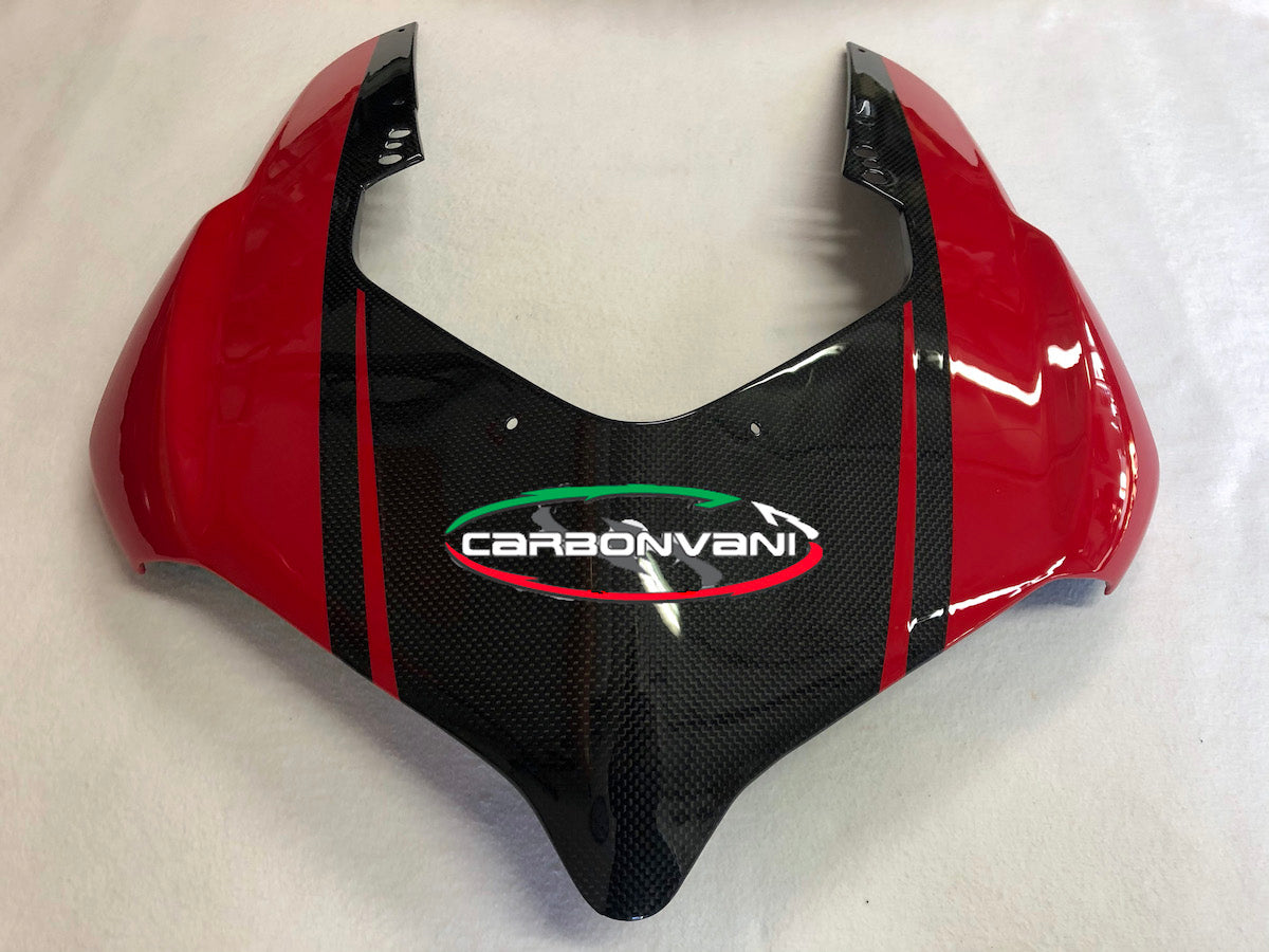 Carbonvani - Ducati Panigale V2 Carbon Fiber Headlight Fairing - RED