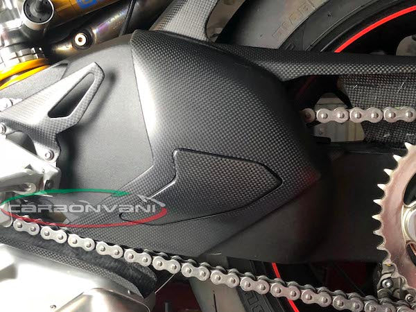 Carbonvani - Ducati Streetfighter V4 / S Carbon Fiber Swingarm Guard - Slider Version