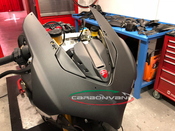 Carbonvani - Ducati Panigale V4 / S / R / Speciale Carbon Fiber Instrument Cover