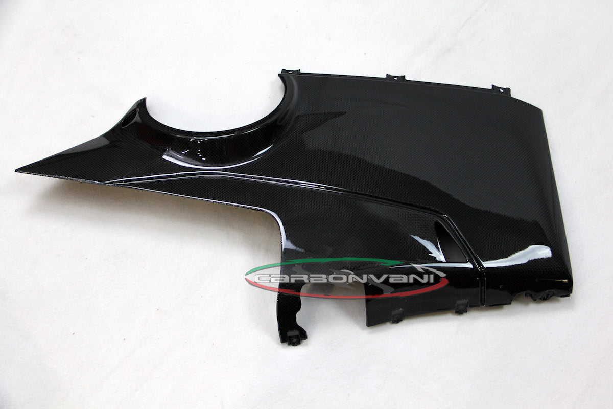 Carbonvani - Ducati Panigale V4 / S / R / Speciale Carbon Fiber Belly Pan (2 piece kit) (18-19)